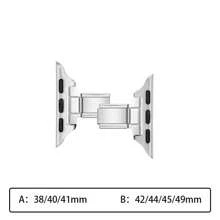 2 sztuki włoskich bransolet z zawieszkami, złącza do paska Apple Watch, kompatybilne z paskiem Apple Watch, wymienny adapter, kompatybilny z Apple Watch