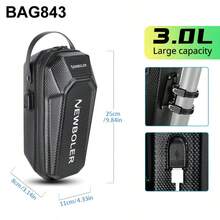 NEWBOLER Electric Scooter Front Bag Handle With USB Port Waterproof Quick Release 3L/5L EVA Large Capacity Universal Scooter