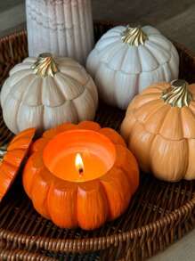 2pcs Halloween Pumpkin Silicone Mold Set | Creative Storage Box Shaped, Mirror-Smooth Interior, Tear-Resistant Thick Rim | Bulk Production Of Resin Decor / Gypsum Crafts, Halloween Bestseller, Professional Handcraft Studio Tool, Suitable For Candle / Cement / Polymer Clay