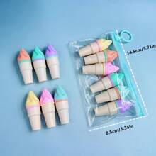 30pcs/1set - Colorful Cone Highlighters, Fun And Colorful Markers, Small And Portable, Great For Journaling, Doodling, Notetaking, Great For School And Office Supplies, Classroom Rewards, Holiday Gifts (6 Colors) Back To School