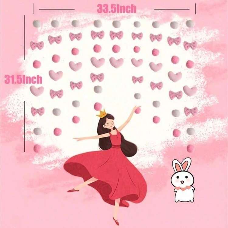 Door Curtains - Pink - View 6