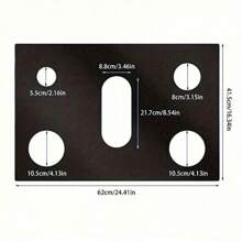 1 pieza Protector no adherente para la tapa de la cocina de gas, anillo sellante reutilizable y lavable para tapa de cocina de gas, protector de superficie de cocina, utensilios de cocina, suministros ideales para el hogar