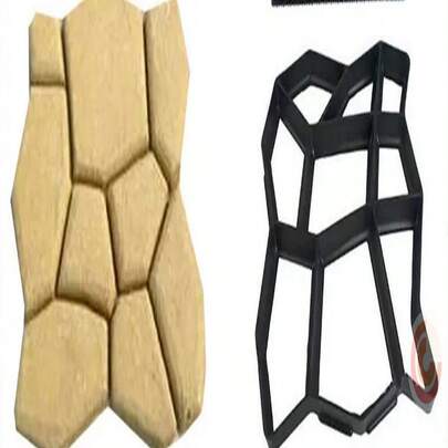 Herramientas para modelar pisos de cemento, baldosas de piso, moldes DIY, modelado de paisajes de patio, moldes para pavimentación.36*36cm