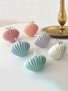 3D Muschelform Wachs Kerze Silikon Form, DIY Muschel Gips Epoxidharz Tropf-Flüssigseife Form, Heimtischdekoration