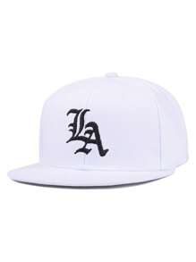 1 pièce Casquette de Baseball pour hommes avec broderie lettres LA, casquette Hip Hop. Convient pour la rue, l'extérieur, les sports, les vacances, les cadeaux. Accessoire de mode.
