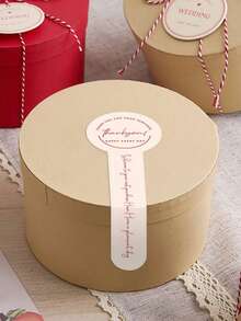 (100pcs/Pack) Colorful Pudding Stickers, Cake Strips Self-Adhesive Sealing Stickers, Non-Adhesive Stickers For Cookie/Baking Packaging School Supplies,Back To School