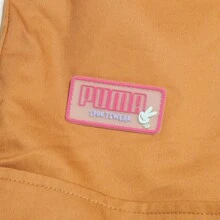 Puma 女士棉质休闲短裤（可拆卸背带） 货号：53751674 - 土黃色 - 查看 5