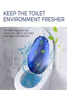 Rose-Shaped Toilet Cleaner, Toilet Bowl Cleaning Liquid, Automatic Toilet Cleaner, Bathroom Freshener, Toilet Odor & Urine Stain Remover, Toilet Deodorizer, Eliminates Odor, Suitable For Bathroom/Toilet/Washroom/Waiting Room/Home/Hotel