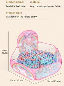 1pc Christmas & Halloween Cute Dinosaur Ball Pit, Fabric Foldable One-Click Storage, Indoor Outdoor Game Ball Pool For Toddlers Boys Girls, Thanksgiving Birthday Christmas Halloween Party Decor (Balls Not Included) - Multicolor - View 4