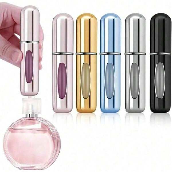 1/3/5/10/15 Stück tragbare nachfüllbare Parfümreiseflasche, 5ml Reisegrößen Zerstäuber, Taschenparfümbehälter für unterwegs, Sprühflaschen zum Reisen