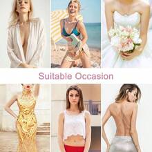 MUQU Cakes Nipple Covers Breast No Show Pasties Reusable Women Sticky Seaml Silicone Breast Covers 2 Pairs Petals