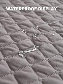 1pc Water-Resistant Anti-Slip Light Grey Pet Sofa Cover With Pillow, Suitable For Cars, Fit For Small/Medium/Large Cats And Dogs, All Seasons