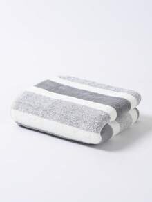 12 件/2 件/1 件珊瑚绒条纹毛巾套装 - 超柔软、吸水、不起毛、浴室毛巾套装、沙滩巾、泳池毛巾、超大浴巾，适合美容院、家庭浴室、美容沙龙、酒店运动、家居必需品、毛巾、皮肤护理等场合。 - 彩色 - 查看 18