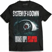 T-Shirt Rock Band Systen Of A Down Soad International Music Unisex Male Female 100% Cotton Top Premium Streetwear Launch Immediate Shipping Various Colors!! Plus Size - 黑色 - 查看 2