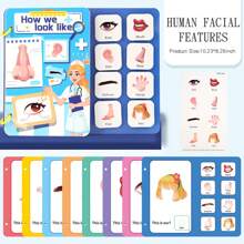 1 pieza Libro didáctico y cognitivo sin ruido para niños pequeños con pegatinas, libro de actividades Montessori, juguete educativo hecho a mano para preescolar, libro de juguete para aprender el alfabeto y reconocer animales