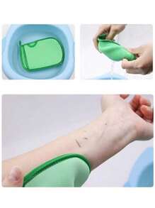 1 Piece Bathing Sponge Painless Dust Rubbing Artifact Bath Gloves Baby Bath Towel