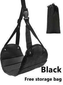 Adjustable Travel Rest Hanging Foot Rest-Airplane Foot Hammock(With Storage Bag), Foot Rest, Airplane Travel Footrest, Flight Leg Hammock Hanger Sling, Portable Travel Accessories Adjustable Height For Plane, Train, Office, Reducing Swelling And Soreness,Travel Essentials School Back To School School Supplies Holiday Camping Holiday Essentials Vacation Mini Summer