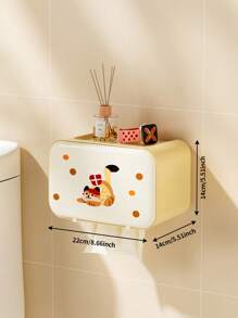 Boîte à mouchoirs murale DIY pour salle de bain, économisant l'espace, imperméable, anti-humidité, support de mouchoirs fait main