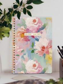 2025 Undated Weekly Planner, Weekly To Do List Notebook With Goal & Habit Tracker Organizer, PINK, A5 Weekly Planner Notebook With Spiral Binding Back To School, School Supplies