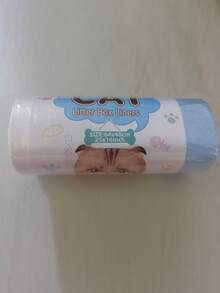 一次性猫砂袋、无尘宽松垃圾袋、抽绳便携式猫砂盆袋、加厚猫砂盆内衬袋 - 白色 - 查看 16