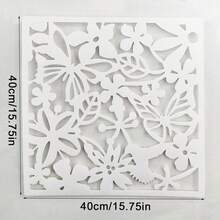 12PCS White Hanging Room Divider PVC Panels Partition Screen Wall Living Room 40cm - White - View 6