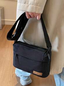 Fashionable Casual Niche Minimalist Korean Style Shoulder Bag, Multi-Compartment New Design Women Crossbody Bag
