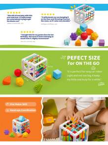 1 Pc Baby Stacking Toy, Color & Shape Learning, Hand Coordination Exercise, Grabbing Stimulation, Early Education Stacking Toy, Christmas & Halloween Gift, (Accessories Details, Textures & Colors Are Random)