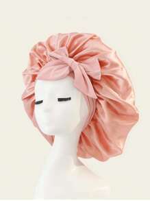 1pc Luxurious Satin & Silk Bonnet For Sleeping - Adjustable Comfort Fit With Tie Band - Unisex Night Hair Protection For Men & Women Home Bathroom Decor Summer Bonnet Queen Silk Bonnet Satin Bonnet Hair Bonnet For Sleeping Braid Bonnet Adjustable Bonnet Tie Bonnet Night Cap Sleep Bonnet For Women Curly Hair Travel Essentials Travel Accessories Vacation Holiday Back To School