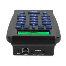 Compacto multifuncional centro de llamadas agente de teléfono Oficina de negocios multifuncional Teléfono Dial Pad Call Center Tráfico Teléfono Auriculares - Negro - Ver 10