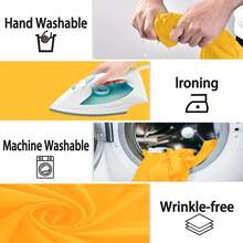 Yellow Backdrop - Yellow Photo Backdrop For Photoshoot Background For Photography Screen Video Recording Picture Background.(Excluding Brackets And Clips) - Yellow - View 9