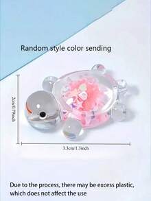 20pcs Luminous Mini Resin Turtles,Colorful Confetti Resin Turtle Statues,Luminous Glitter Sea Turtle Pendants,Sea Turtles Figurines Glow In The Dark Mini Resin Animals,Glow In The Dark Turtle Pendant,Embedded Shiny Sequins Design For DIY Jewelry Making, Necklace, Earrings, Keychain, Home Decor,Halloween Decorations - Multicolor - View 5