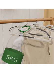 1/5/10 Kurzhals-Gummi-Kleiderbügel, verstärkte Bügel, nahtlose Wäschetrockner, multifunktionale nasse und trockene Kleiderbügel, geeignet für Socken, Handtücher, Hüte, Schals und andere Herren- und Damenbekleidung in allen Jahreszeiten, geeignet für Weihnachtsdekoration/täglichen Haushalt/Schlafzimmerorganisation/Reiseferien/Raum-Badezimmer-Aufbewahrung