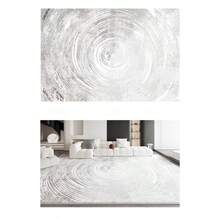 This Large, Modern, Luxury Spiral Circular Line Art Floor Mat Is Crafted From Crystal Velvet With A Rubber Bottom For Anti-Slip And Machine Washability. The Upgraded Thick And Dense Material Resists Fading, Making It Ideal For Living Rooms And Bedrooms. The Navy Blue And Gold Accents Are Perfect For Christmas, Thanksgiving, Easter, Mother's Day, Father's Day, And Other Holidays. Room Decor Bathroom Accessories Back To School Entryway Decor Bathroom Kitchen Decor - Multicolor - View 24