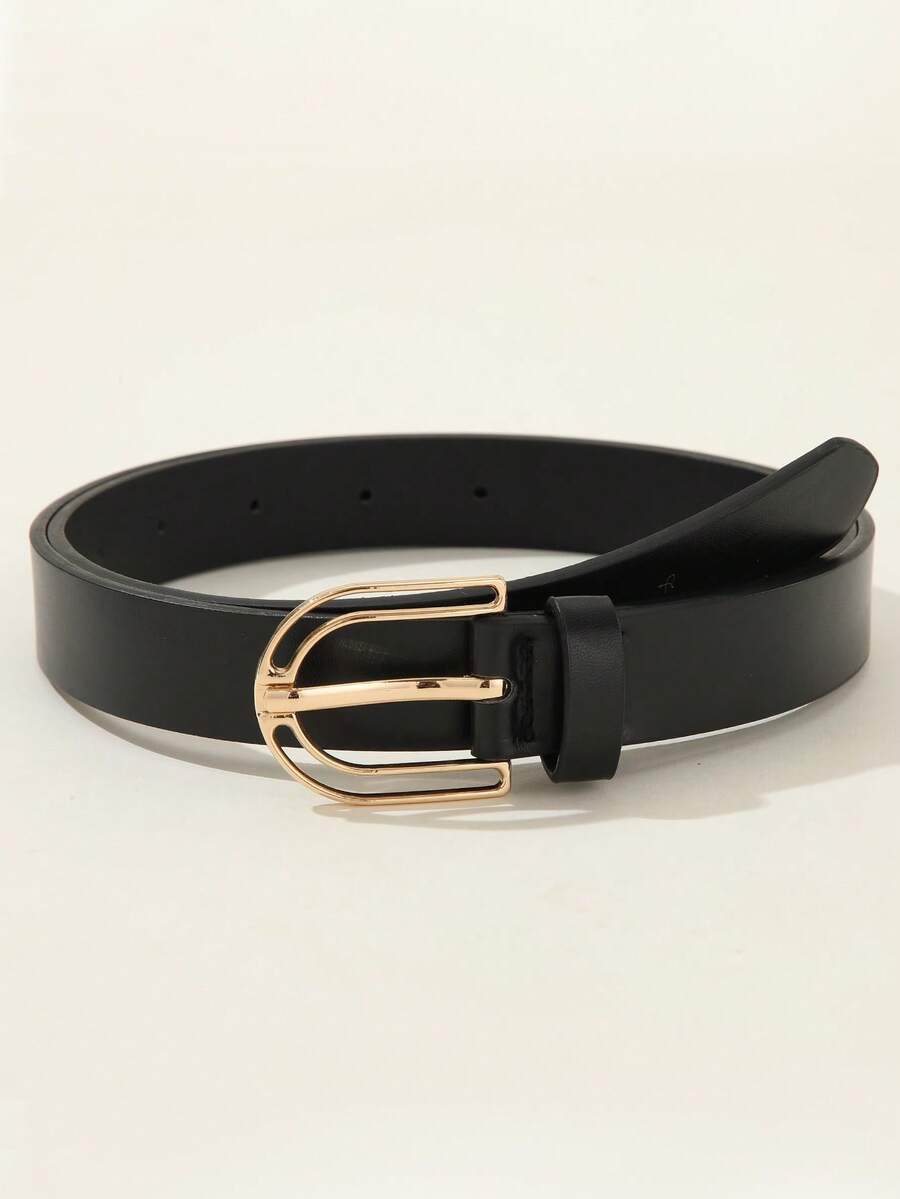 1 件女士时尚流行腰带适合各种节日、聚会、派对、休闲娱乐 - 金色 - 查看 1