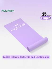 mulinsen Tali Elastis untuk Latihan Kebugaran Yoga untuk Wanita, Tali Peregang Elastis Tanpa Punggung, Tali Pembentuk Bahu untuk Latihan di Rumah - MultiWarna - View 9