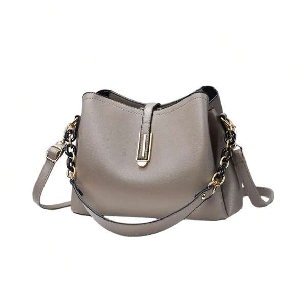 Alwy Bolsa Feminina de Ombro e Transversal Moderna, Elegante, Design Sofisticado e Funcional Ideal para Passeios, Eventos, Viagens ou Uso Diário Alça de Ombro Confortável e Ajustável Modelo Prático, Compacto e Estiloso Acabamento de Alta Qualidade com Detalhes Finos Espaçosa e Leve