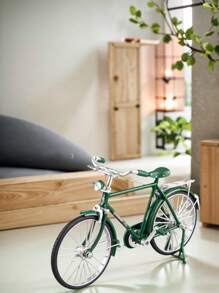 Vélo vintage rétro classique, décoration maison DIY, mini proportion combinée avec valise, kit artisanal DIY, démontable, modèle de mini vélo en alliage, mini objets, en alliage d'aluminium pour collectionneurs et passionnés, idéal comme cadeau d'enseignant et cadeau d'Halloween, décoration de Noël, cadeau de Noël pour les meilleurs amis.