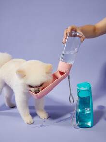 PETSIN 1入組隨機色寵物可折疊水瓶 - 彩色 - 查看 4