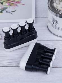 Ejercitador de agarre manual de 4 niveles: ¡Fortalece tus dedos para guitarra, piano, escalada y talla grande! - Multicolor - Ver 2