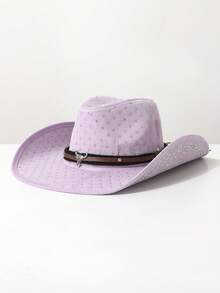 1 chiếc mũ cao bồi miền Tây phong cách Bohemian bằng da lộn đính đá dành cho nữ Thích hợp cho các lễ hội âm nhạc, sự kiện theo chủ đề cao bồi miền Tây, tiệc cổ điển, đêm hóa trang, tiệc Gala ngày lễ, tiệc độc thân, tiệc sinh nhật, biểu diễn trên sân khấu, dây trang trí có thể tháo rời, mặc được bốn mùa - mũ đội đầu - Xem 17