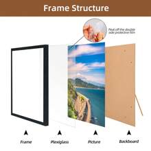 Superlele 10/15/20 Pack Picture Frames Set, Display Picture Frames Collage Wall Decor For Assorted Photos, Different Size(8x10in,  5x7in, 4x6in), For Wall Hanging Or Tabletop Display, Home Decor, Party Decor