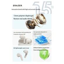 Lenovo Lenovo ERAZER ETK-A01 Semi-In-Ear Bluetooth EarphonesV5.3 TWS Latest Stereo Wireless Multi-Mode GamingOutdoor Sports HD Call Long Battery Life Noise-CancelingEarphones