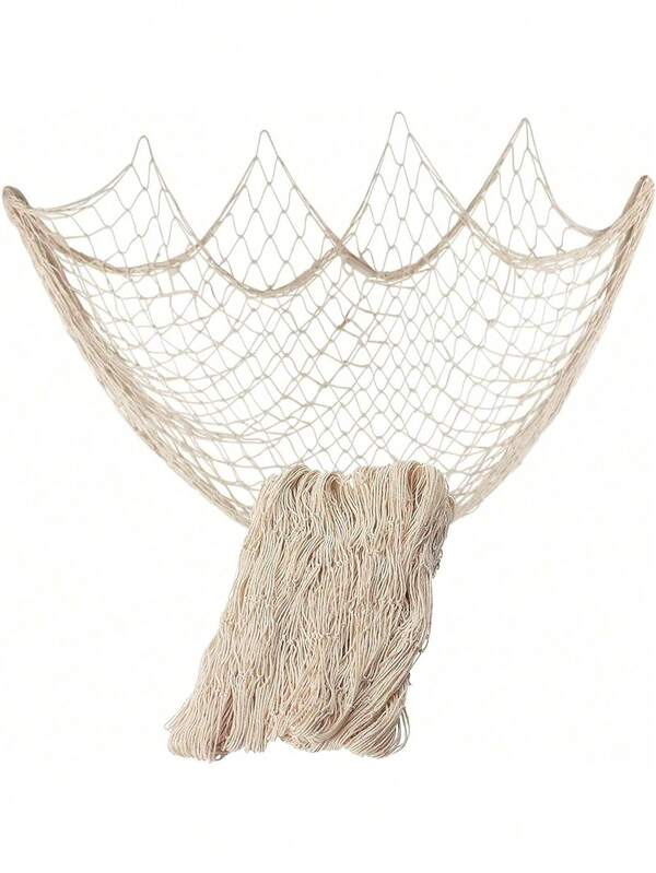 1pc Mediterranean Style Photo Net Decorative Mesh, Can Be Used For Hanging Photos, Photo Wall Decoration At Kindergarten Room Decor Bedroom Decor Home Decor