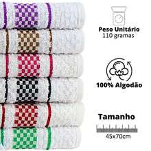 Kitchen Towels/Tea Towel Set Of 6 Pieces Jacquard 45x70 Cm Terry Cloth 370 G/M² Premium Wholesale - 藍色 - 查看 3