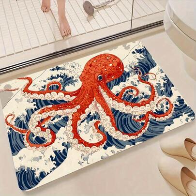 浴室垫、浴室配件、浴室套装、浴室垫 - 柔软厚实防滑吸水浴室地毯，可机洗，适用于浴室、客厅、卧室、洗衣房 - 舒适的家居装饰，重返校园