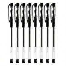 6-15pcs European Standard Neutral Pen Carbon Office Signature Pen 0.5mm Bullet Head Red Blue Black Student Stationery Back To School