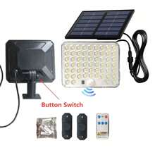 Luzes externas movidas a energia solar com sensor de movimento - Luzes de parede externas, controle remoto, iluminação do anoitecer ao amanhecer, varanda, pátio e presente de Natal, luzes de segurança externas | Luzes externas modernas | Luzes solares