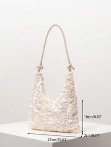 闪亮亮片单肩包、高档女士手提包、舞会包、女士舞会礼服、舞会配饰、优雅女士包、婚礼用品、闪亮舞会钱包（图案随机）