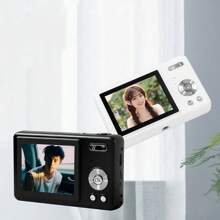LARMCAM CCD Campus Digital Camera, High Definition Student Camera, Retro Style, Travel Camera For Photography And Video, 16x Digital Zoom High Definition Digital Camera, Rechargeable Camera, Photography Gear Suitable For Teenagers And Beginners, Great Gift For Thanksgiving, Christmas And New Year (Black, White, Silver, Grey) - No Storage Card Included