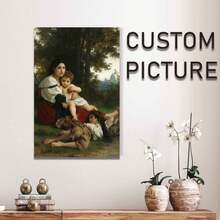 Decorative Wall Painting – Customizable With Photo – Personalized Vintage Art – 1PC Artistic Home Gift For Friends & Family